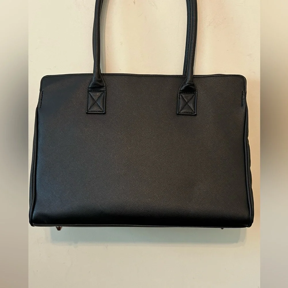 MARY KAY ~ TRAVEL TOTE ~ LARGE BLACK PURSE ~ STARTER KIT ~ CONSULTANT BAG‎ ONLY